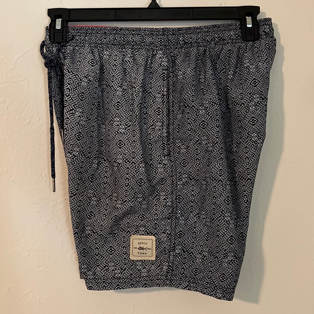 Men’s Spicy Tuna Swim Trunks / Board Shorts Size Small